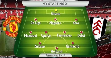 曼晚预测曼联VS富勒姆首发:霍伊伦、齐尔克泽、马兹拉维三叉戟